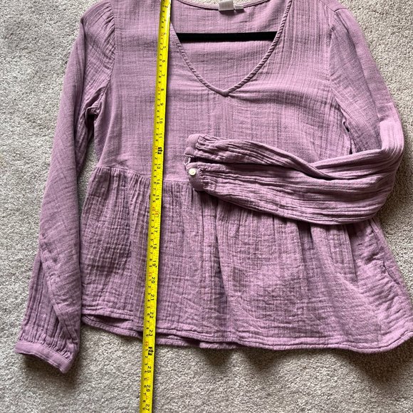 Gap Flowy Long sleeve Top - Picture 2 of 9